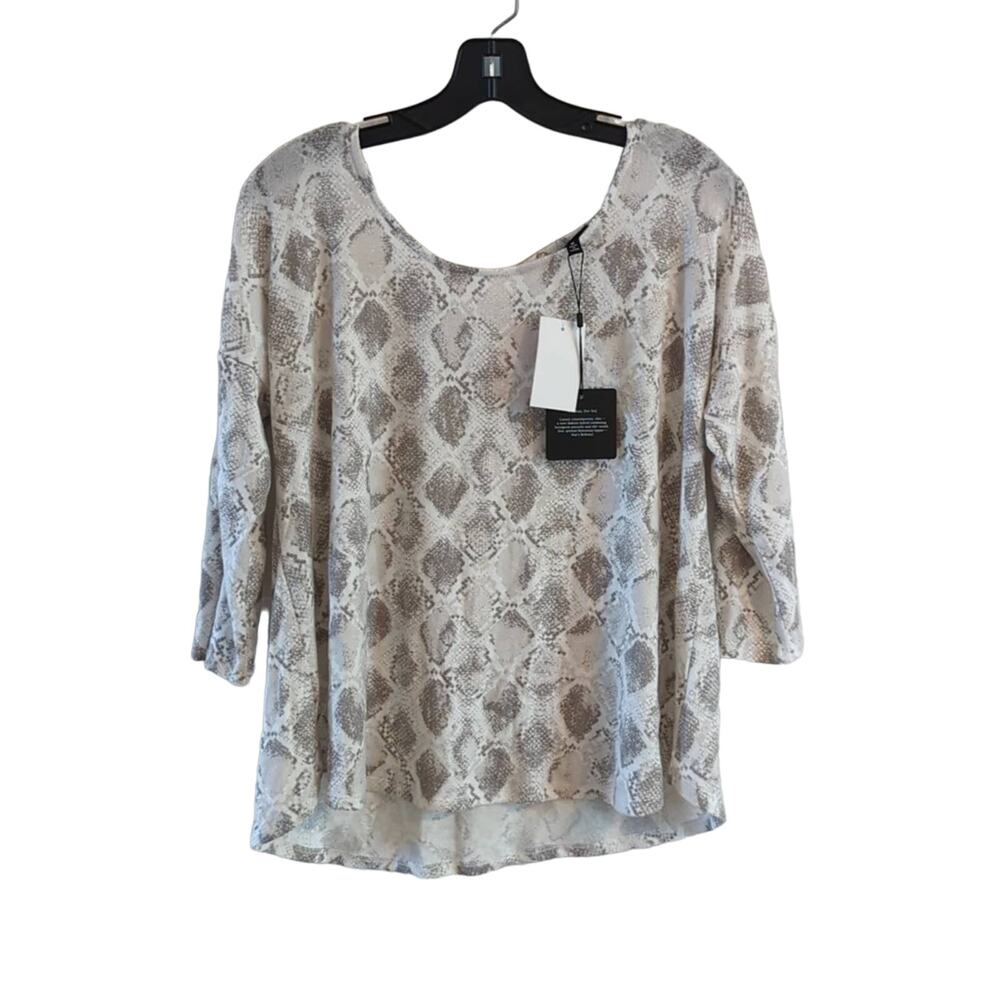 NWT Bobeau Printed Top, M
